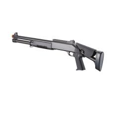 DE M3 Pump Action Multi Shot Airsoft Shotgun w/ Retractable Stock