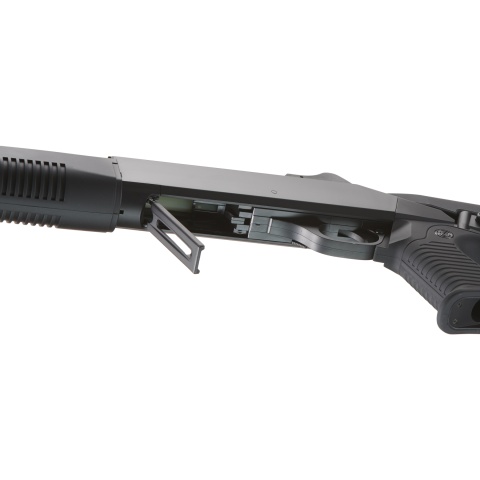 DE M3 Pump Action Multi Shot Airsoft Shotgun w/ Retractable Stock