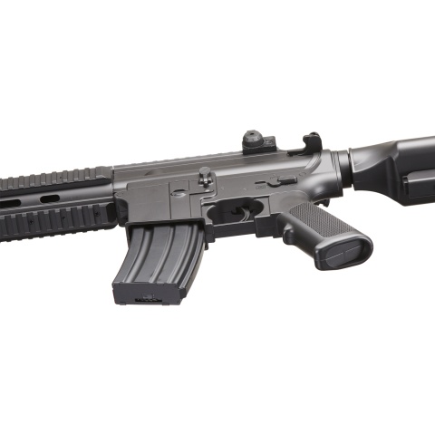 Double Eagle MK416 AEG Tactical RIS w/ Adjustable Stock - BLACK