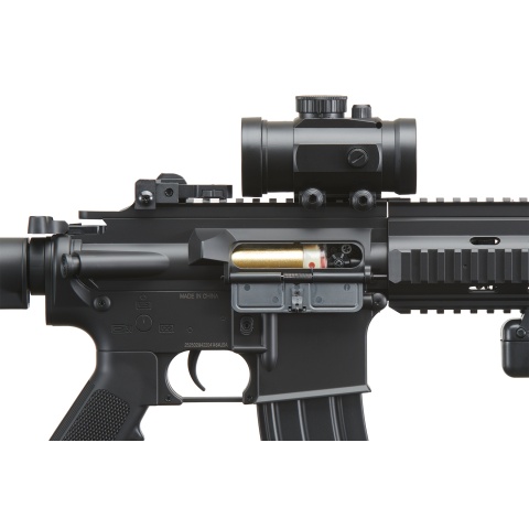 Double Eagle M804A2 LPEG Airsoft Gun w/ Red Dot Sight - BLACK
