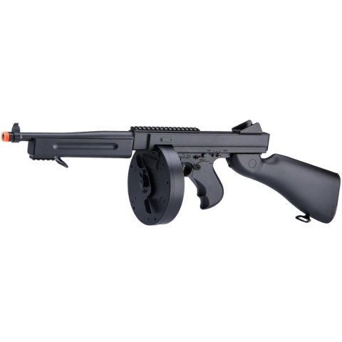 Double Eagle M1A1 Airsoft AEG Tommy Submachine Gun - BLACK