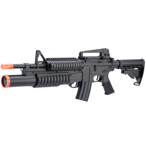Double Eagle M4 RIS AEG w/ Grenade Launcher - BLACK