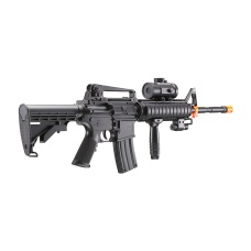 DE M4 RIS TacSpec Electric AEG Rifle w/ Flashlight and Red Dot Scope