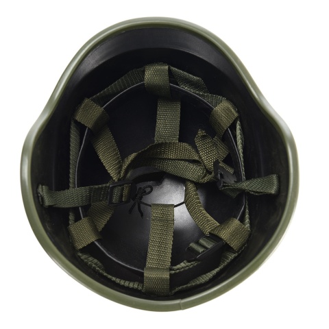 UK Arms PASGT Airsoft Helmet w/ Adjustable Chin Strap - WOODLAND