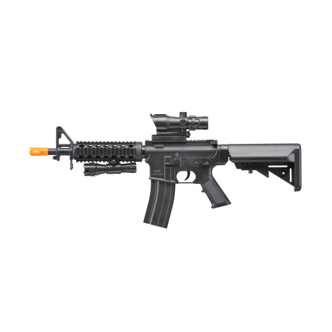 UK Arms Heavy Version M4 Airsoft Spring Rifle w/ Flashlight and Red Dot Sight (Color: Black)