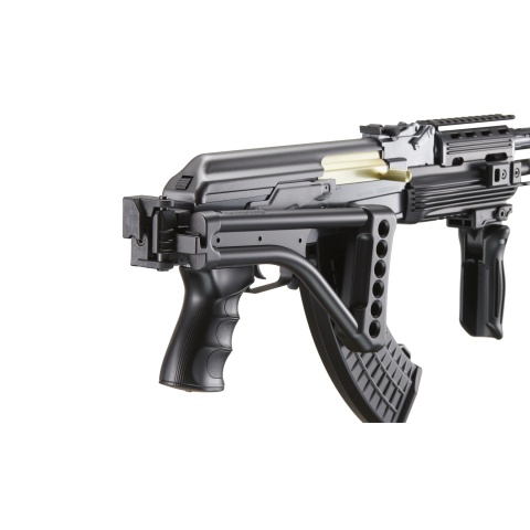 DE AK47 RIS Fully Automatic Electric AEG Rifle w/ Side Folding Stock