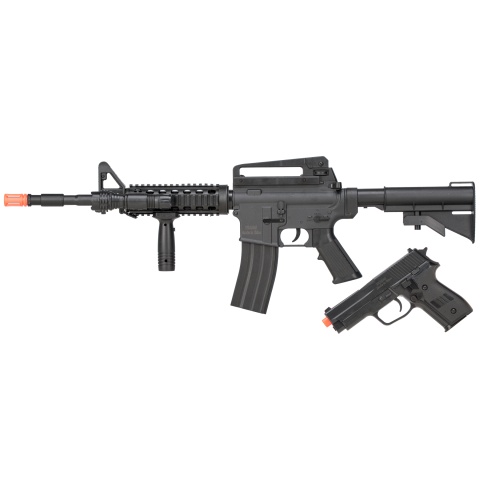 UK Arms 9003 M4 Rifle and P228 Combo (Color: Black)