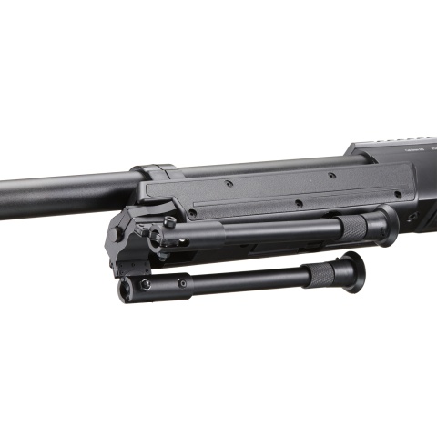Well Fire MB06 Airsoft Bolt Action Sniper Rifle w/ Scope & Bipod (Color: Black)