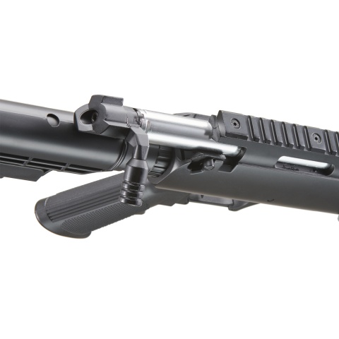Well Fire MB06 Airsoft Bolt Action Sniper Rifle w/ Scope & Bipod (Color: Black)