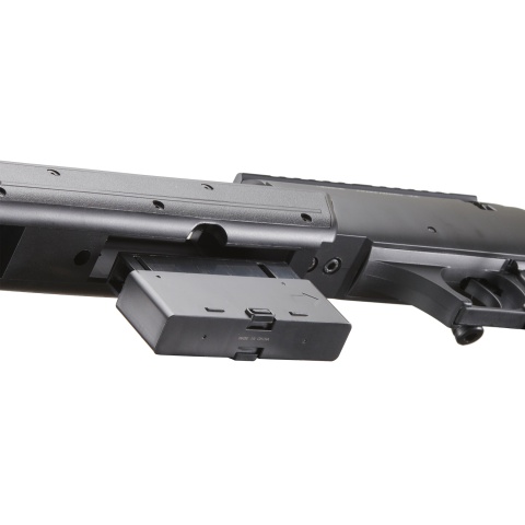 Well Fire MB06 Airsoft Bolt Action Sniper Rifle w/ Scope & Bipod (Color: Black)