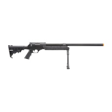 Well Fire Airsoft SR2 Bolt Action Rifle w/ Bipod (Color: Black)