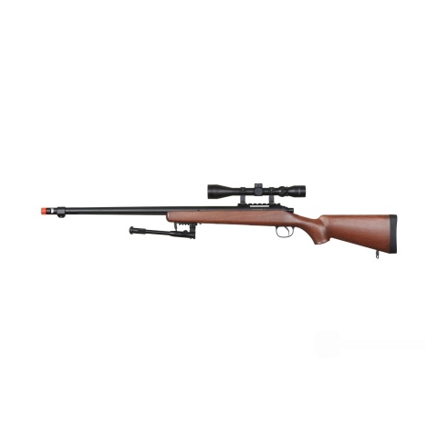 UK Arms Airsoft VSR-10 Bolt Action Sniper Rifle (Color: Wood)