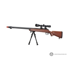 UK Arms Airsoft VSR-10 Bolt Action Sniper Rifle (Color: Wood)
