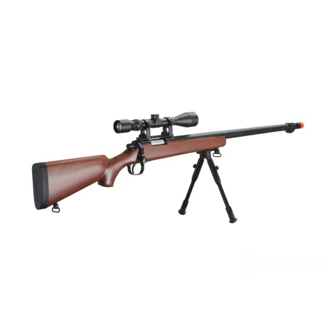 UK Arms Airsoft VSR-10 Bolt Action Sniper Rifle (Color: Wood)