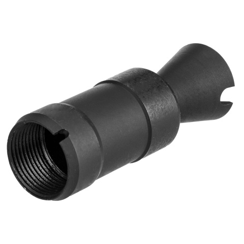 WellFire AK74U Airsoft Flash Hider [22mm CCW] - BLACK