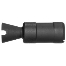 WellFire AK74U Airsoft Flash Hider [22mm CCW] - BLACK