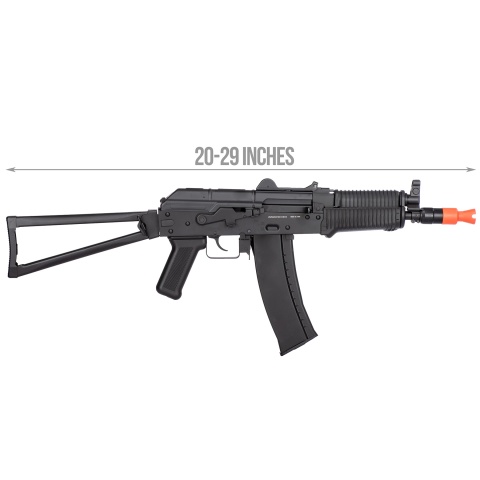 WellFire AK74U Gas Blowback GBB Airsoft Rifle - BLACK
