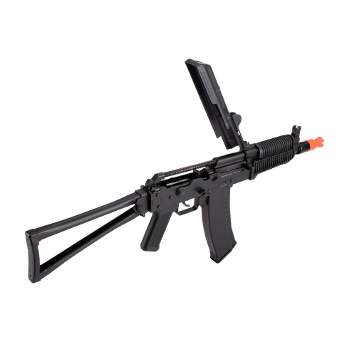 WellFire AK74U Gas Blowback GBB Airsoft Rifle - BLACK