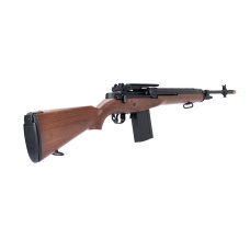 AGM M14 SOCOM Airsoft DMR AEG Rifle - FAUX WOOD