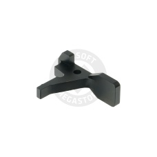 Maxx Model CNC Aluminum Enhanced Bolt Catch for Wolverine MTW Airsoft Rifles (Style B)(Black)