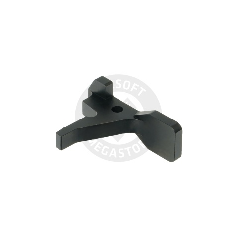 Maxx Model CNC Aluminum Enhanced Bolt Catch for Wolverine MTW Airsoft Rifles (Style B)(Black)