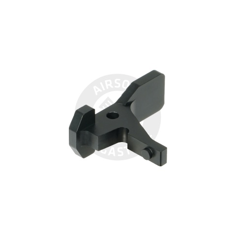 Maxx Model CNC Aluminum Enhanced Bolt Catch for Wolverine MTW Airsoft Rifles (Style B)(Black)