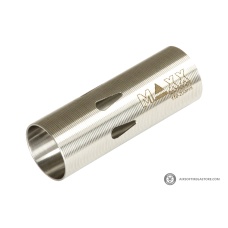 Maxx Model Type F CNC Hardened Stainless Steel Airsoft AEG Cylinder (110-200mm)