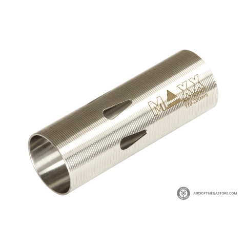 Maxx Model Type F CNC Hardened Stainless Steel Airsoft AEG Cylinder (110-200mm)