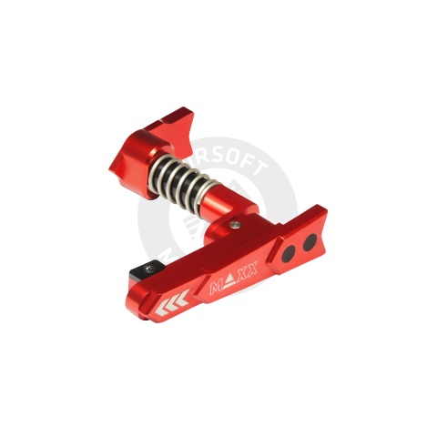 Maxx Model CNC Aluminum Advanced Magazine Release (Style A)(Red)