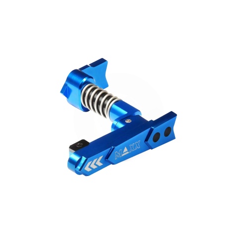 Maxx Model CNC Aluminum Advanced Magazine Release (Style A)(Blue)