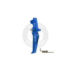 Maxx Model CNC Aluminum Advanced Speed Trigger for M4 / M16 Series Airsoft AEGs (Style E)(Blue)