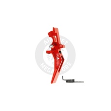 Maxx Model CNC Aluminum Advanced Speed Trigger for M4 / M16 Series Airsoft AEGs (Style B)(Red)