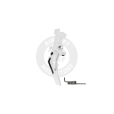 Maxx Model CNC Aluminum Advanced Speed Trigger for M4 / M16 Series Airsoft AEGs (Style B)(Silver)