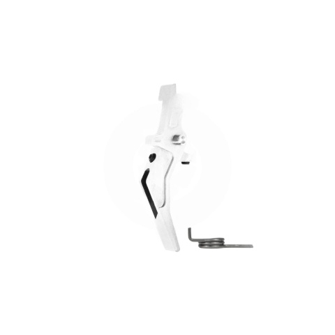 Maxx Model CNC Aluminum Advanced Speed Trigger for M4 / M16 Series Airsoft AEGs (Style B)(Silver)