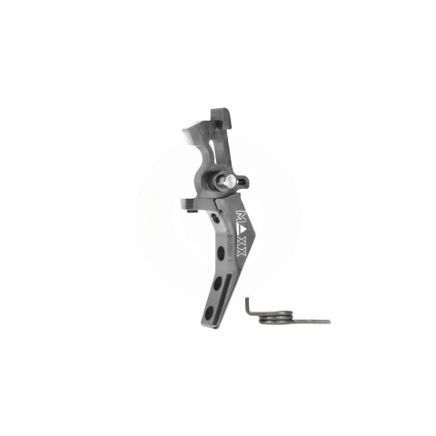 Maxx Model CNC Aluminum Advanced Speed Trigger for M4 / M16 Series Airsoft AEGs (Style B)(Titan)