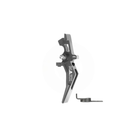 Maxx Model CNC Aluminum Advanced Speed Trigger for M4 / M16 Series Airsoft AEGs (Style B)(Titan)