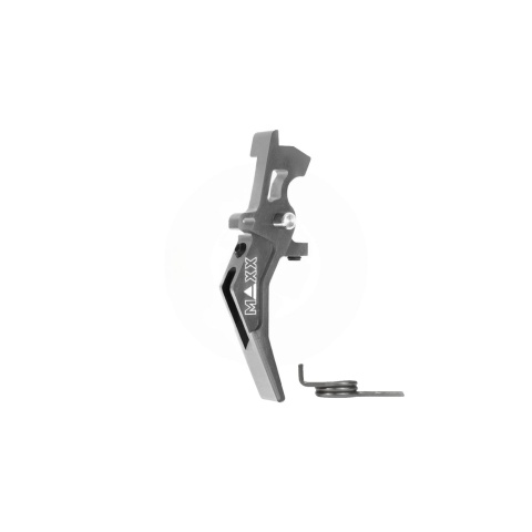 Maxx Model CNC Aluminum Advanced Speed Trigger for M4 / M16 Series Airsoft AEGs (Style B)(Titan)