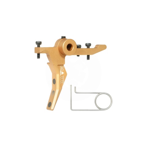 Maxx Model CNC Aluminum Advanced Speed Trigger for Wolverine MTW (Style B)(Gold)
