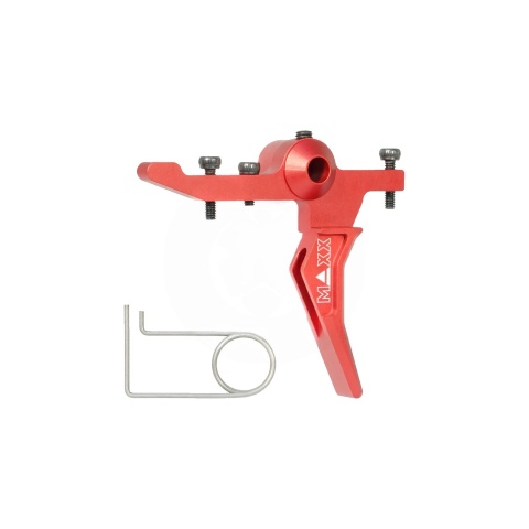 Maxx Model CNC Aluminum Advanced Speed Trigger for Wolverine MTW (Style B)(Red)