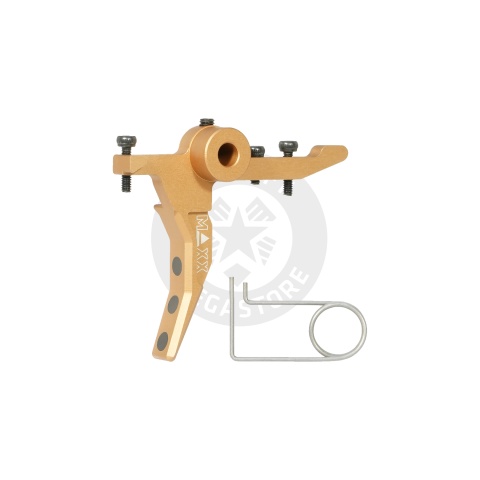 Maxx Model CNC Aluminum Advanced Speed Trigger for Wolverine MTW (Style C)(Gold)