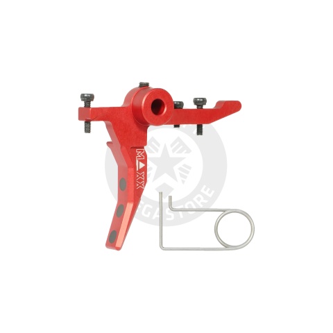 Maxx Model CNC Aluminum Advanced Speed Trigger for Wolverine MTW (Style C)(Red)