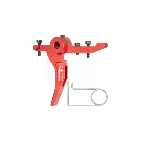 Maxx Model CNC Aluminum Advanced Speed Trigger for Wolverine MTW (Style C)(Red)