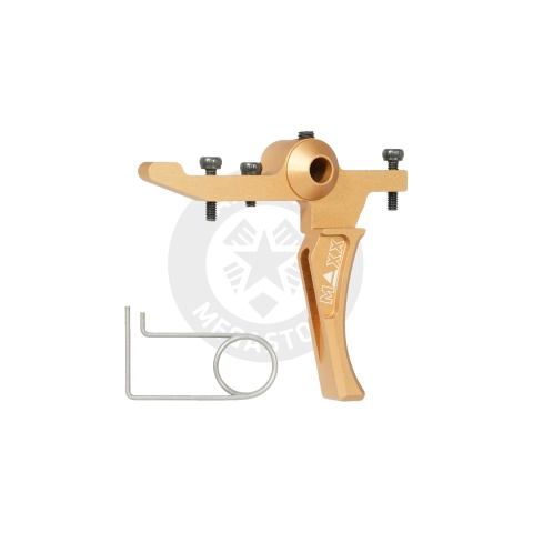 Maxx Model CNC Aluminum Advanced Speed Trigger for Wolverine MTW (Style D)(Gold)