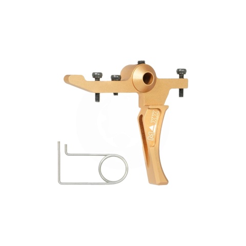 Maxx Model CNC Aluminum Advanced Speed Trigger for Wolverine MTW (Style D)(Gold)