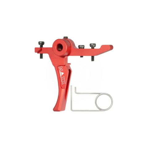 Maxx Model CNC Aluminum Advanced Speed Trigger for Wolverine MTW (Style D)(Red)