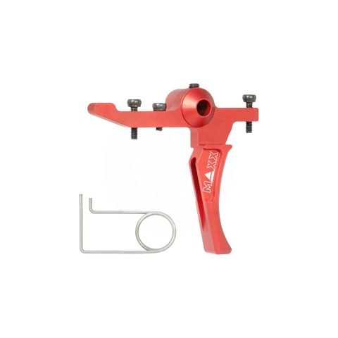 Maxx Model CNC Aluminum Advanced Speed Trigger for Wolverine MTW (Style D)(Red)