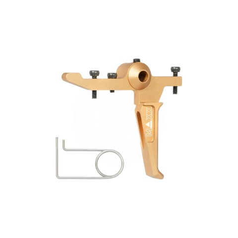 Maxx Model CNC Aluminum Advanced Speed Trigger for Wolverine MTW (Style E)(Gold)