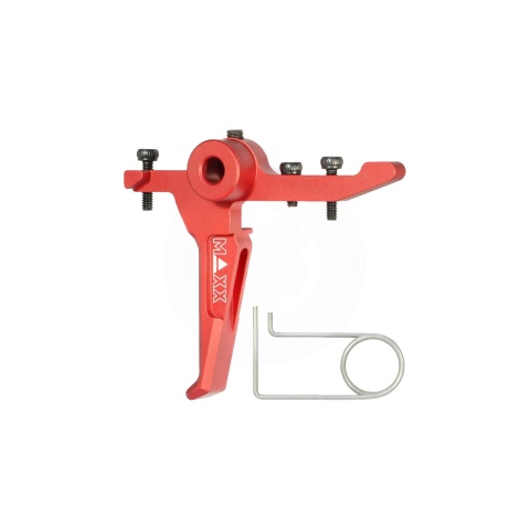 Maxx Model CNC Aluminum Advanced Speed Trigger for Wolverine MTW (Style E)(Red)