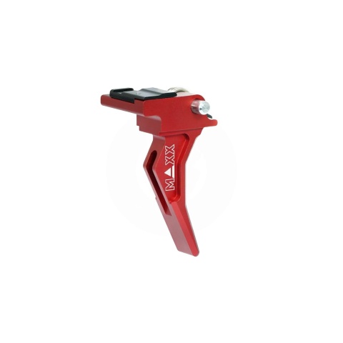 Maxx Model CNC Aluminum Advanced Speed Trigger for Scorpion EVO (Style B)(Red)