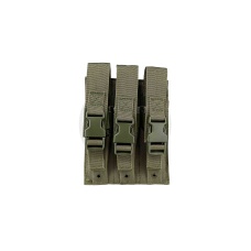 NcStar Hicap Pistol Triple Magazine Pouch - Green